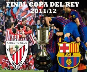 Puzzle Τελικό κυπέλλου του βασιλιά 2011-12, Αθλητικής Λέσχης του Μπιλμπάο - FC Barcelona